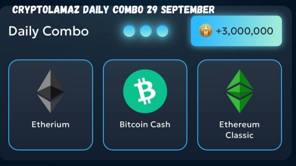 CryptoLamaz Daily Combo 29 September