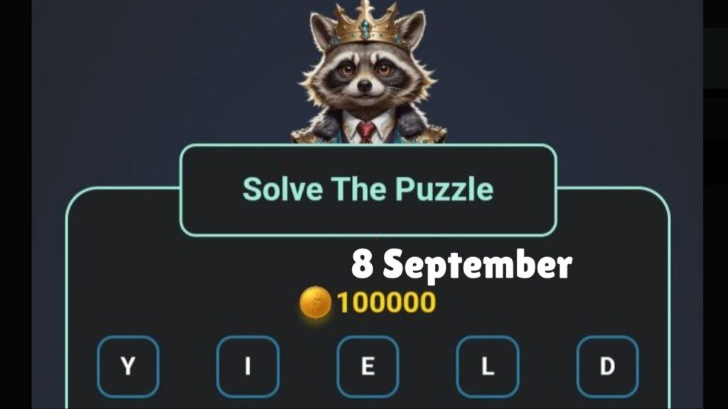 Daily RaCoin Puzzle Code 8 September