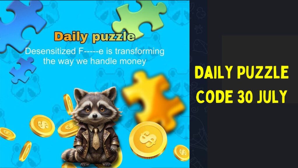 Daily RaCoin Puzzle Coe 30 July