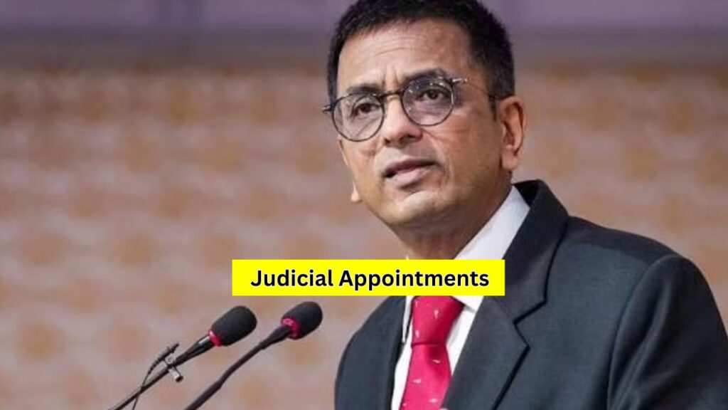 Dhananjaya Yeshwant Chandrachud Judicial Appointments