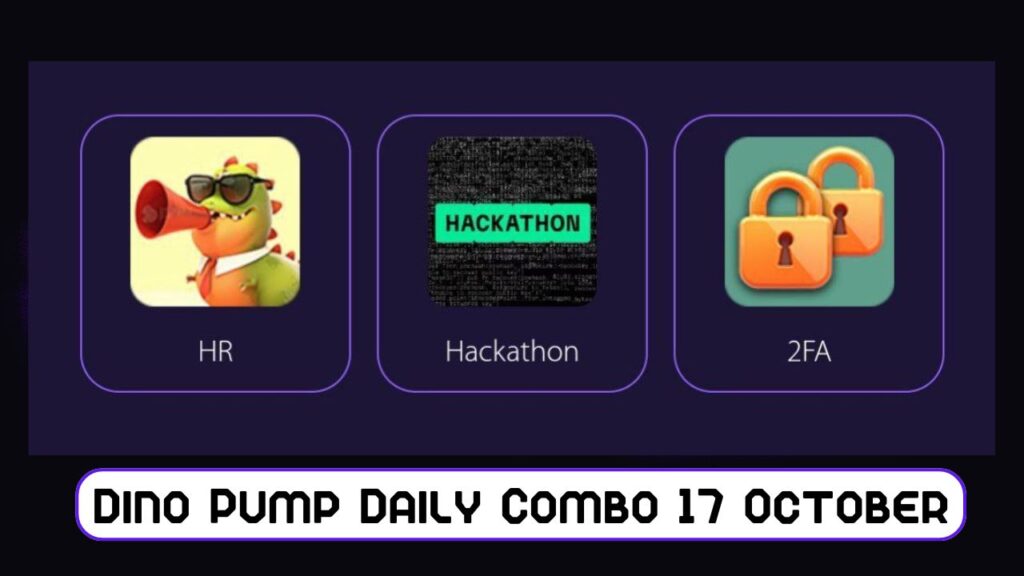 Dino Pump Daily Combo 17 October