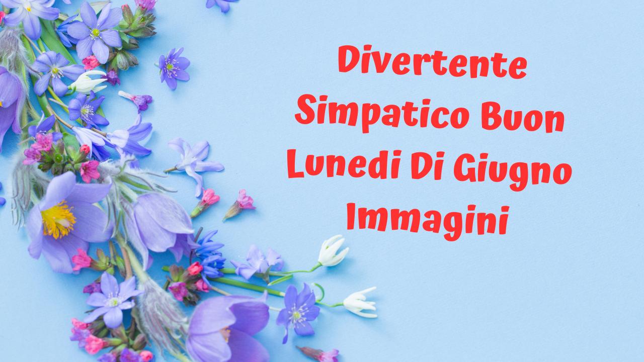 Divertente Simpatico Buon Lunedi Di Giugno Immagini