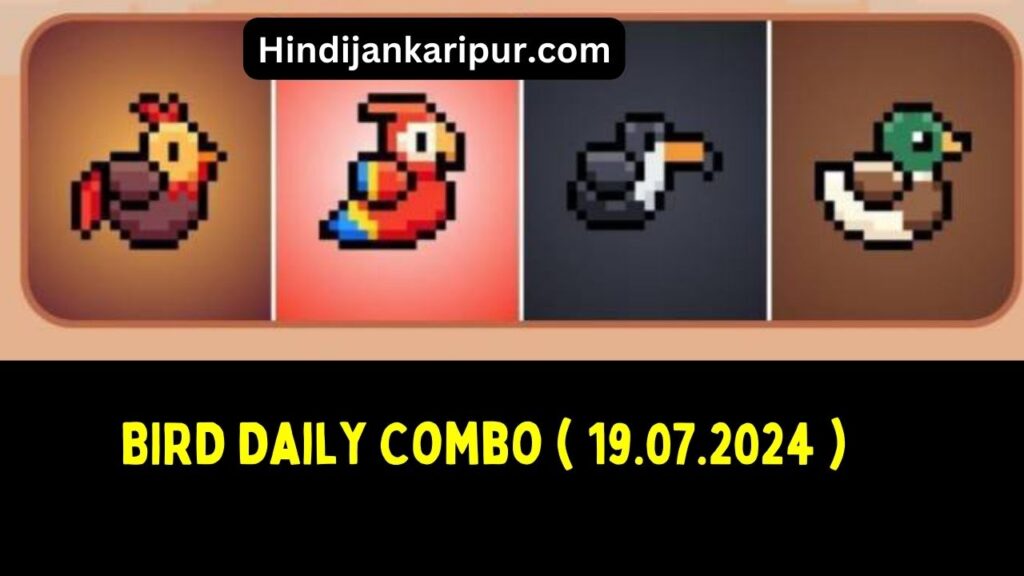 Don't Miss Today BIRD Daily Combo 19 July