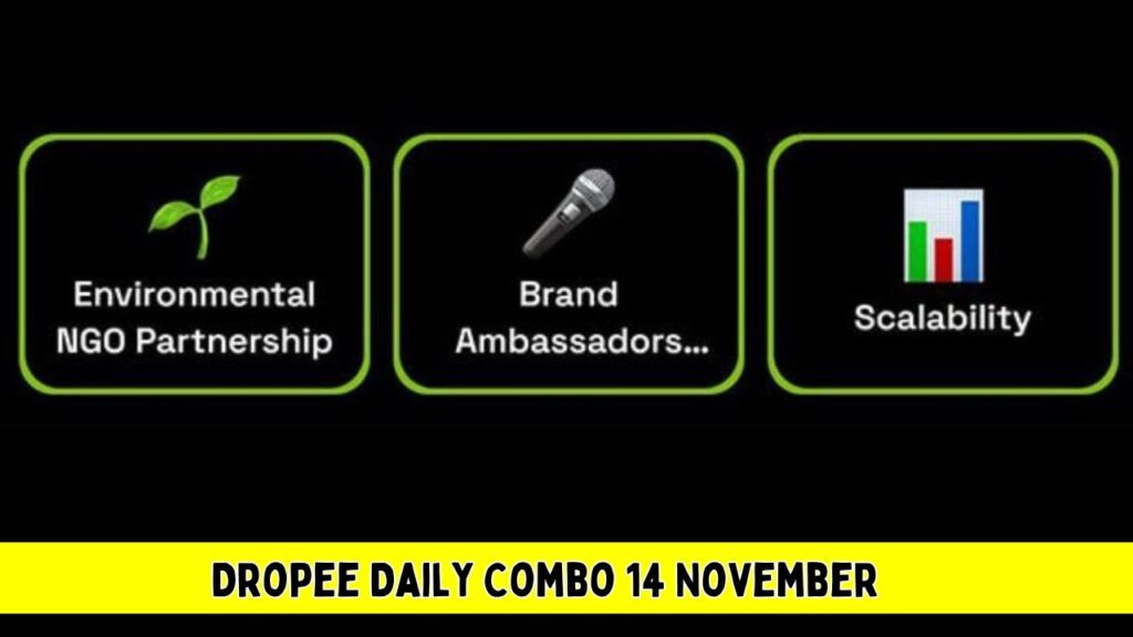 Dropee Daily Combo 14 November