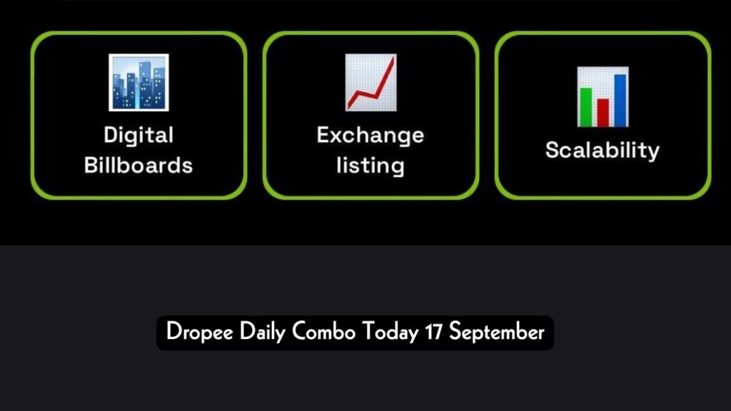 Dropee Daily Combo Today 17 September