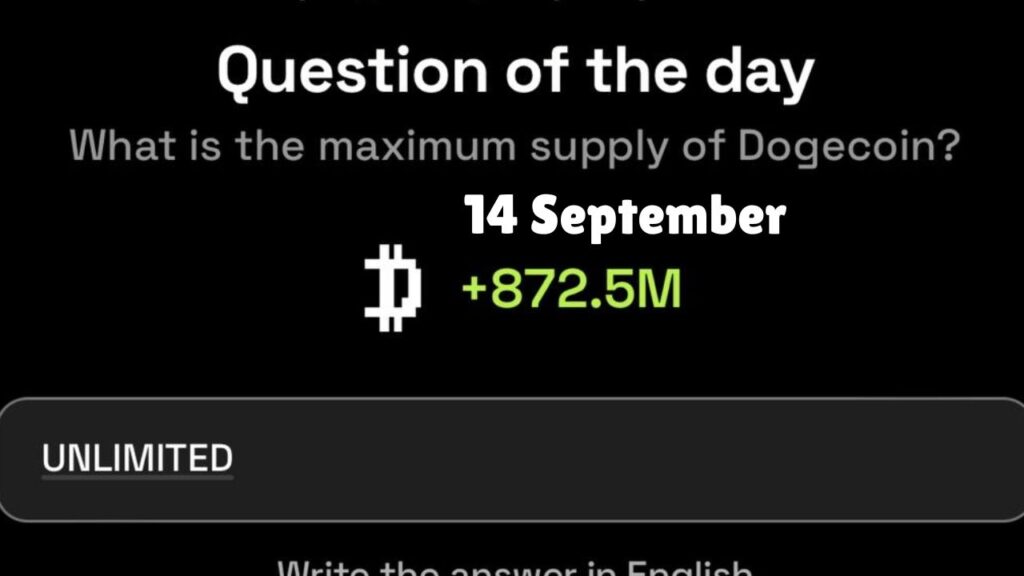 Dropee Question of the Day 14 September