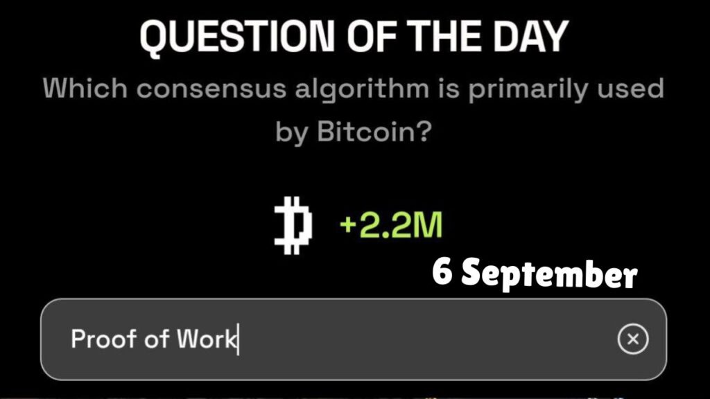 Dropee Question of the Day 6 September