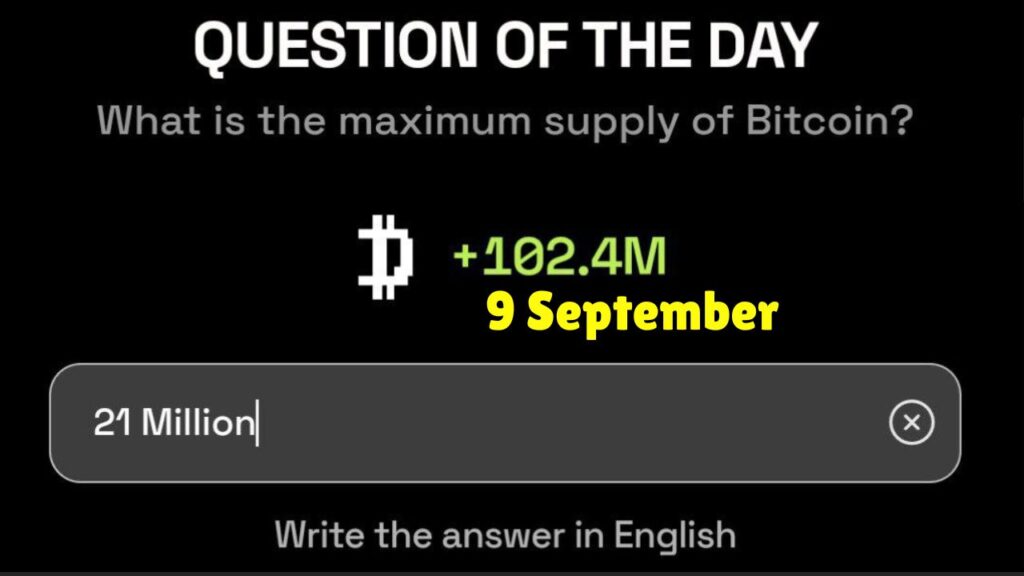 Dropee Question of the Day 9 September