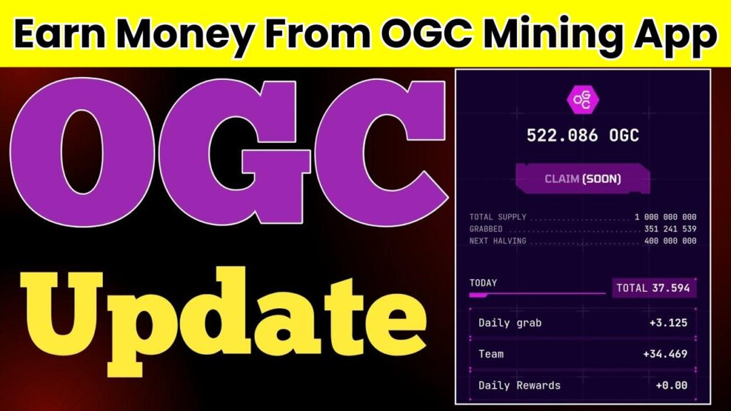 Earn Money From OGC Mining App