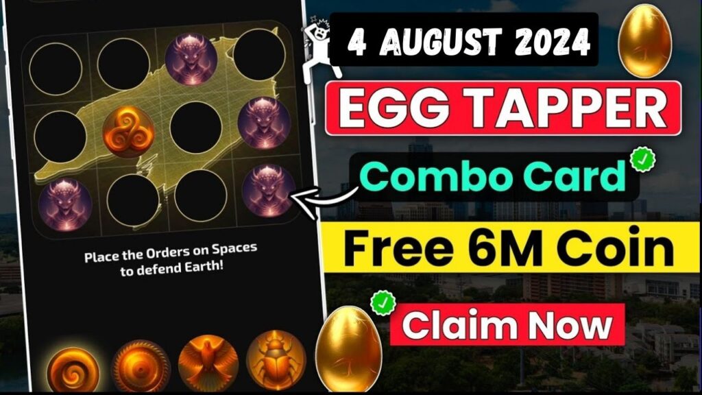 Egg Taper Combo Card 4 August