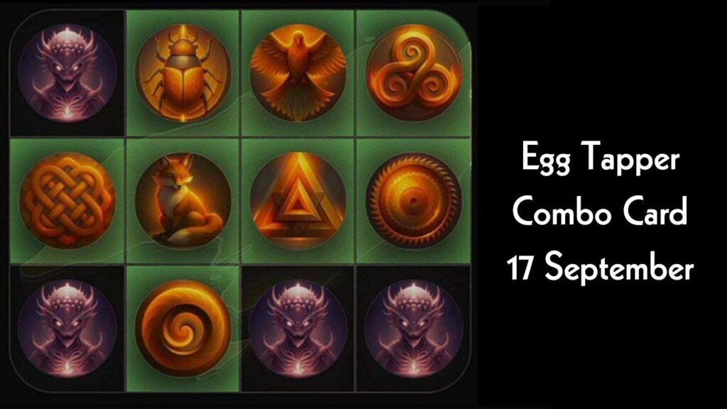 Egg Tapper Combo Card 17 September