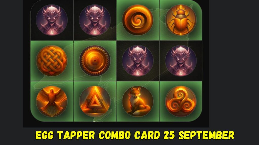 Egg Tapper Combo Card 25 September