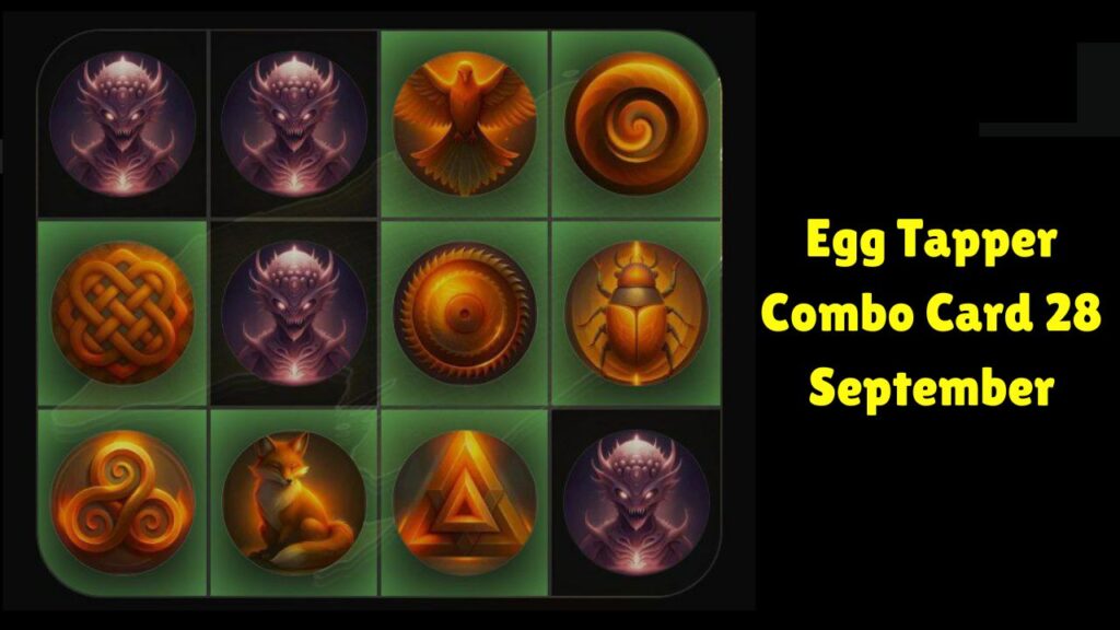 Egg Tapper Combo Card 28 September