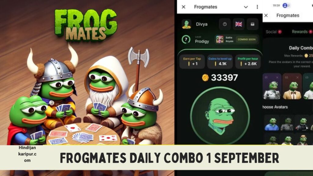 Frogmates Daily Combo 1 September 