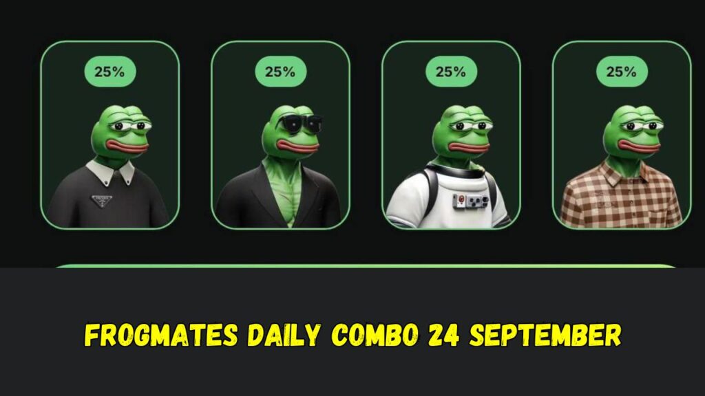 Frogmates Daily Combo 24 September