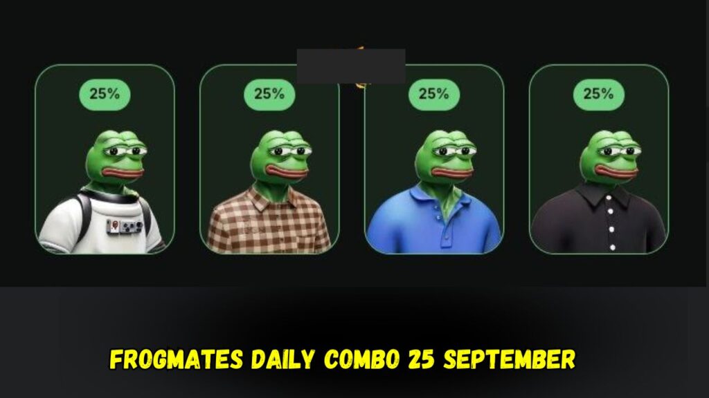 Frogmates Daily Combo 25 September