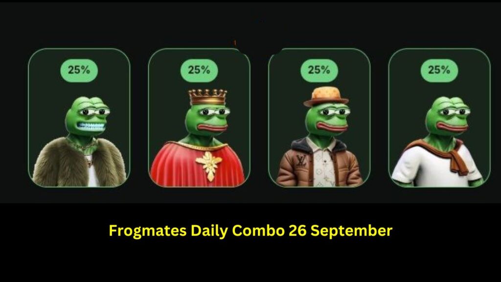 Frogmates Daily Combo 26 September