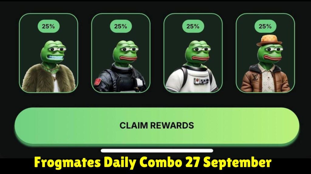 Frogmates Daily Combo 27 September