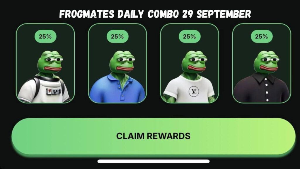 Frogmates Daily Combo 29 September