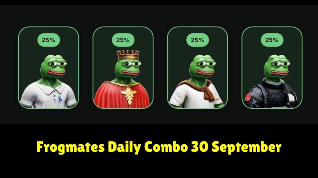 Frogmates Daily Combo 30 September