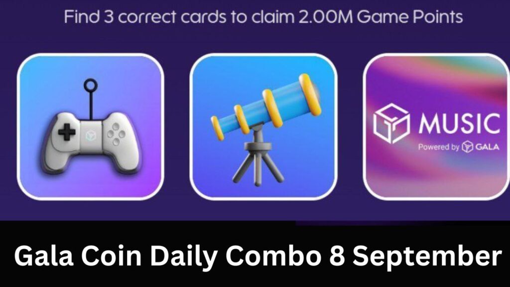 Gala Coin Daily Combo 8 September