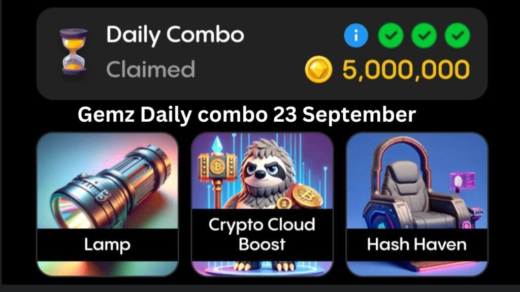 Gemz Daily combo 23 September