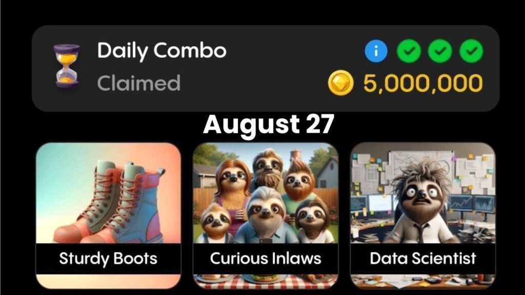 Gemz Daily combo 27 August