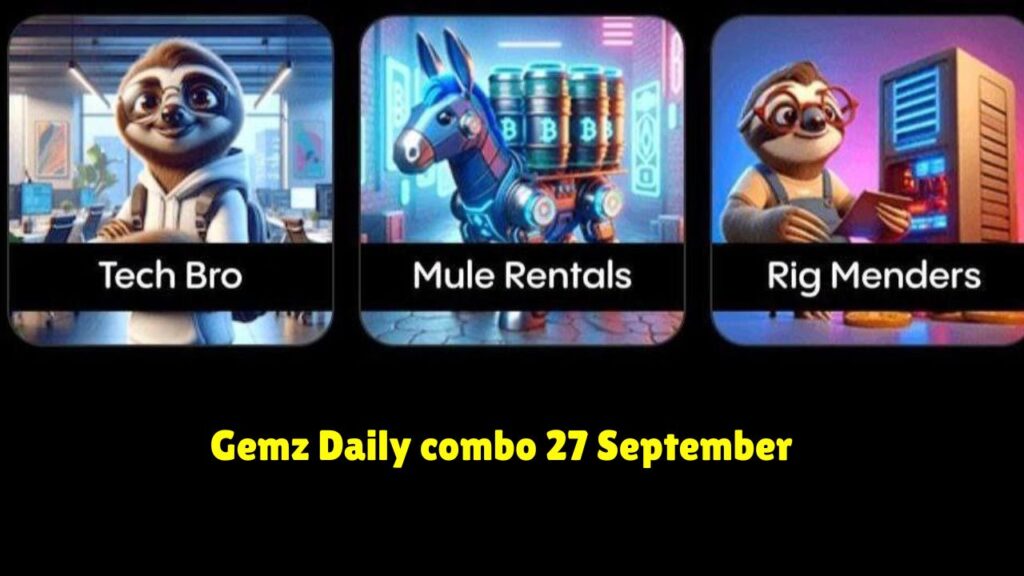 Gemz Daily combo 27 September