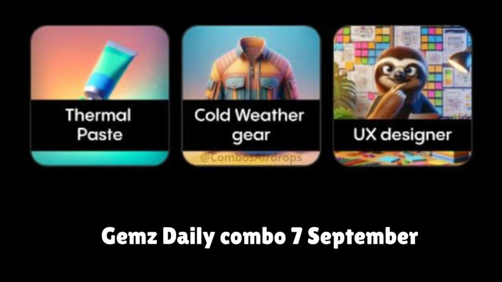  Gemz Daily combo 7 September