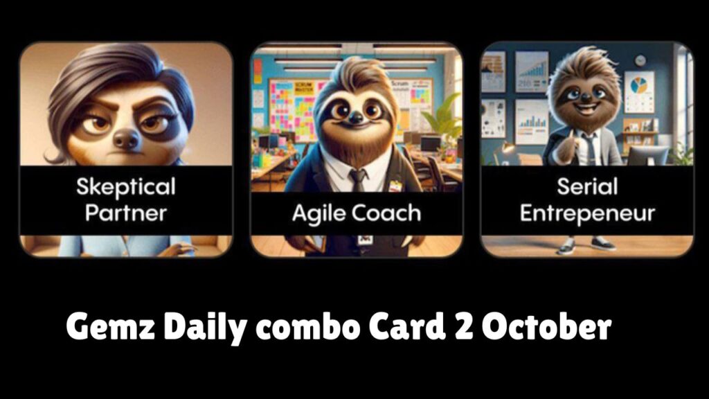 Gemz Daily combo Card 2 October