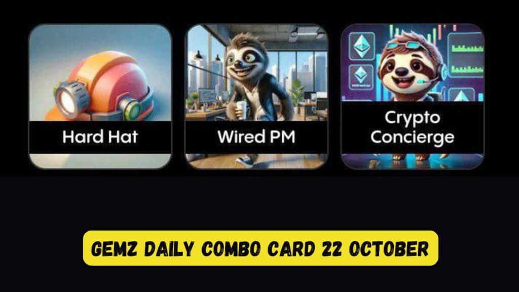 Gemz Daily combo Card 22 October