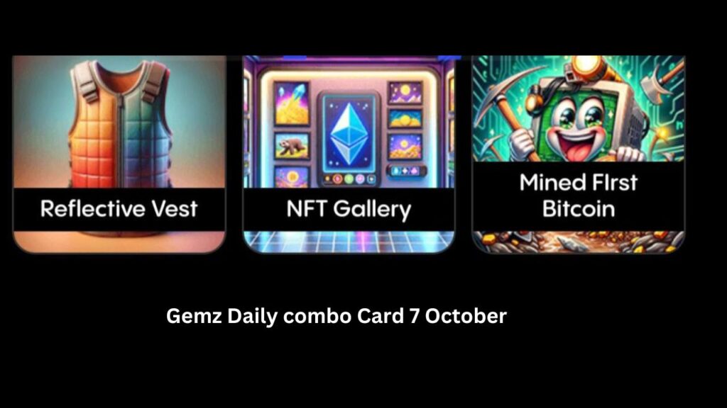 Gemz Daily combo Card 7 October