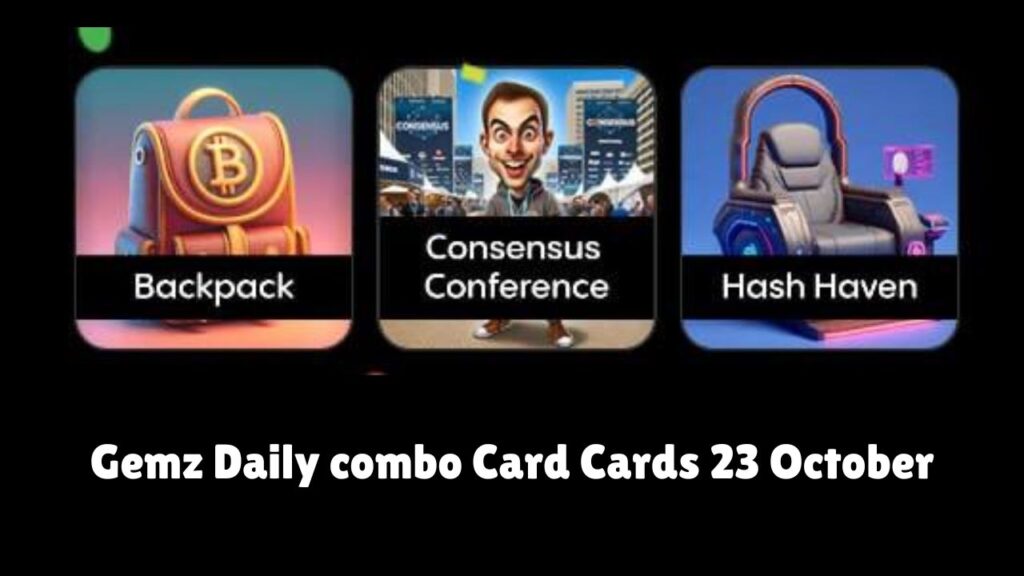 Gemz Daily combo Cards 23 October