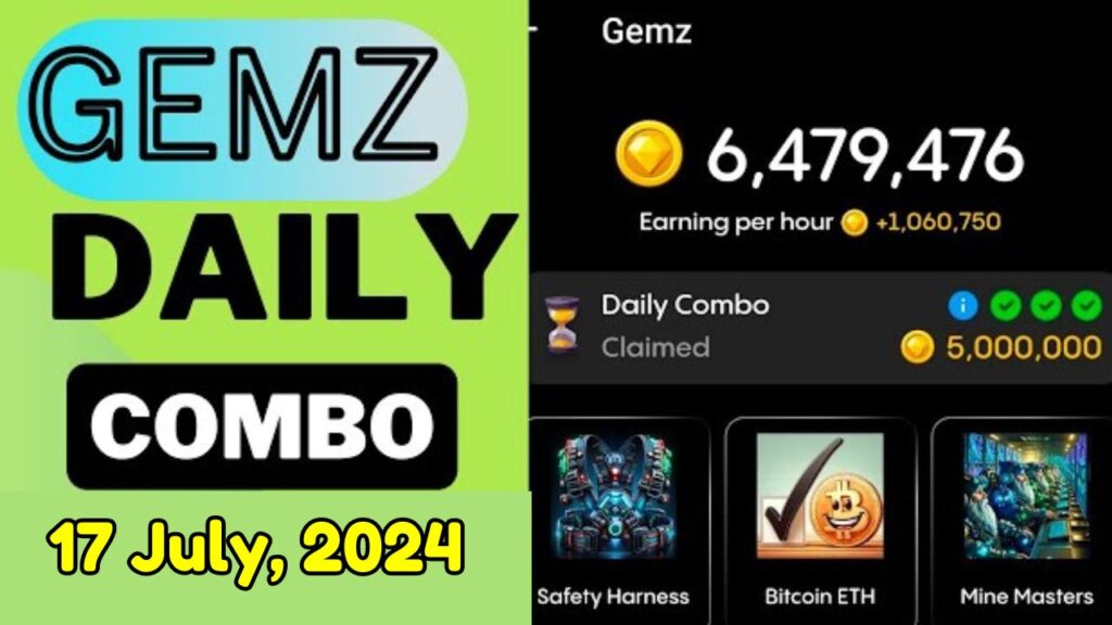 Gemz daily combo 17 July