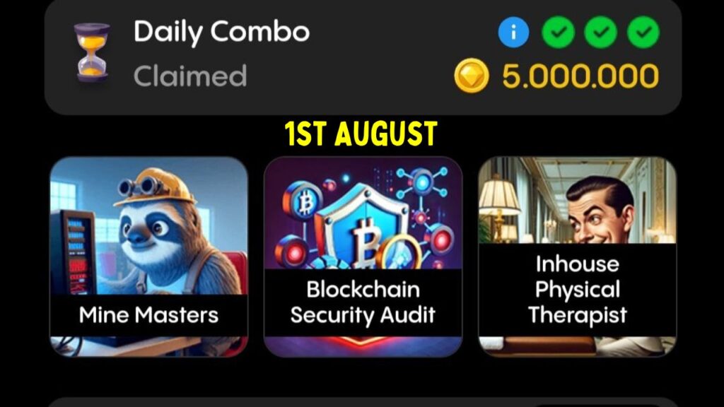 Gemz daily combo 1st August