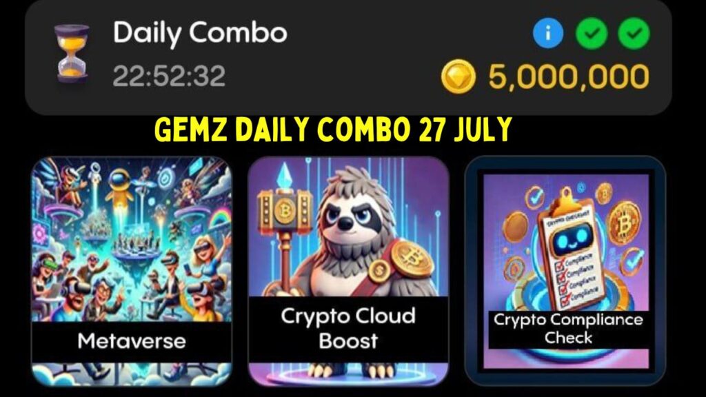 Gemz daily combo 27 July