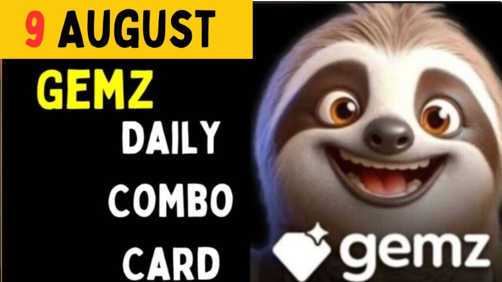  Gemz daily combo 9 August