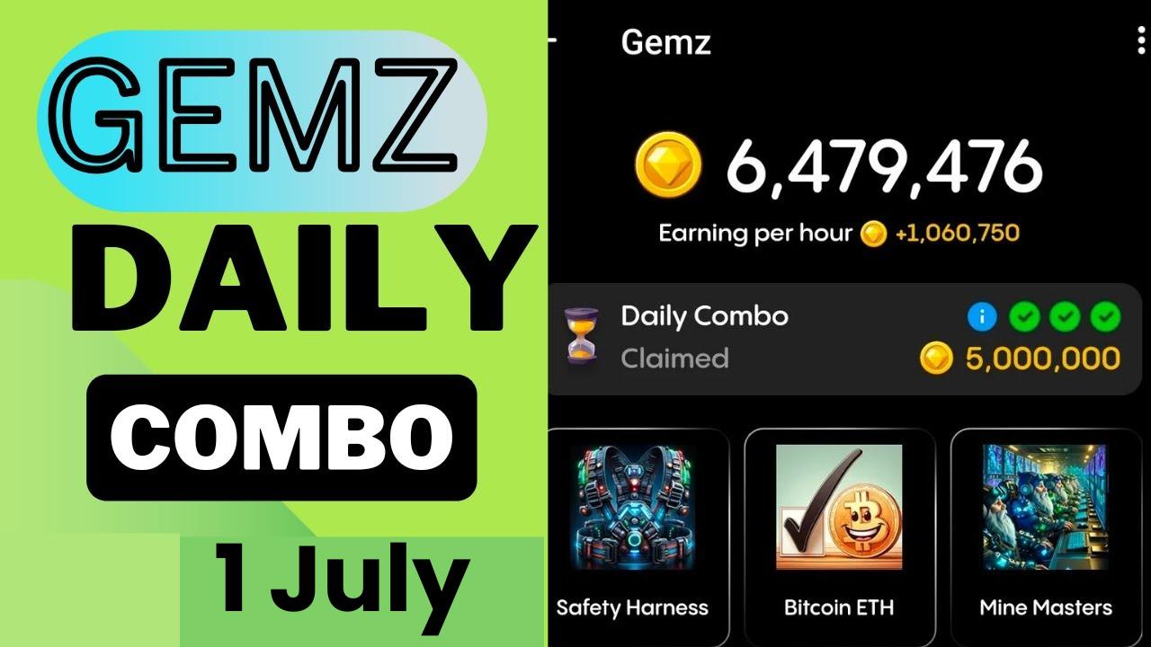Gemz daily combo today