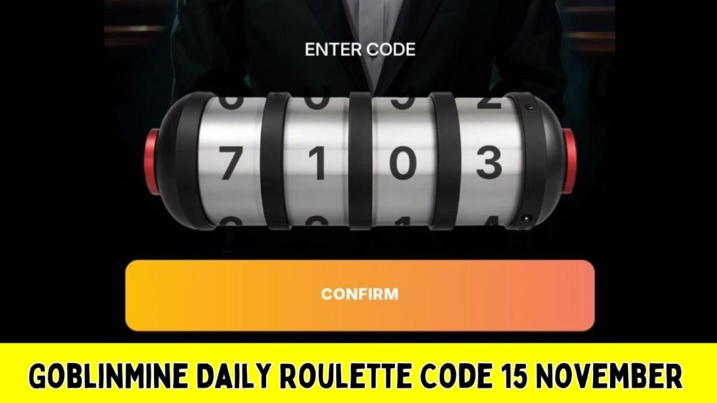 GoblinMine Daily Roulette Code 15 November