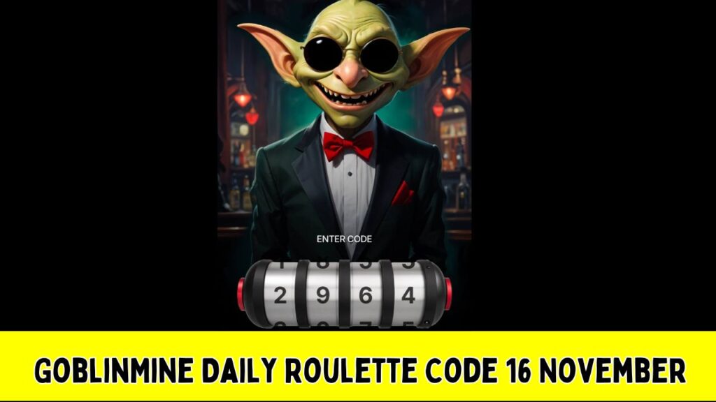 GoblinMine Daily Roulette Code 16 November