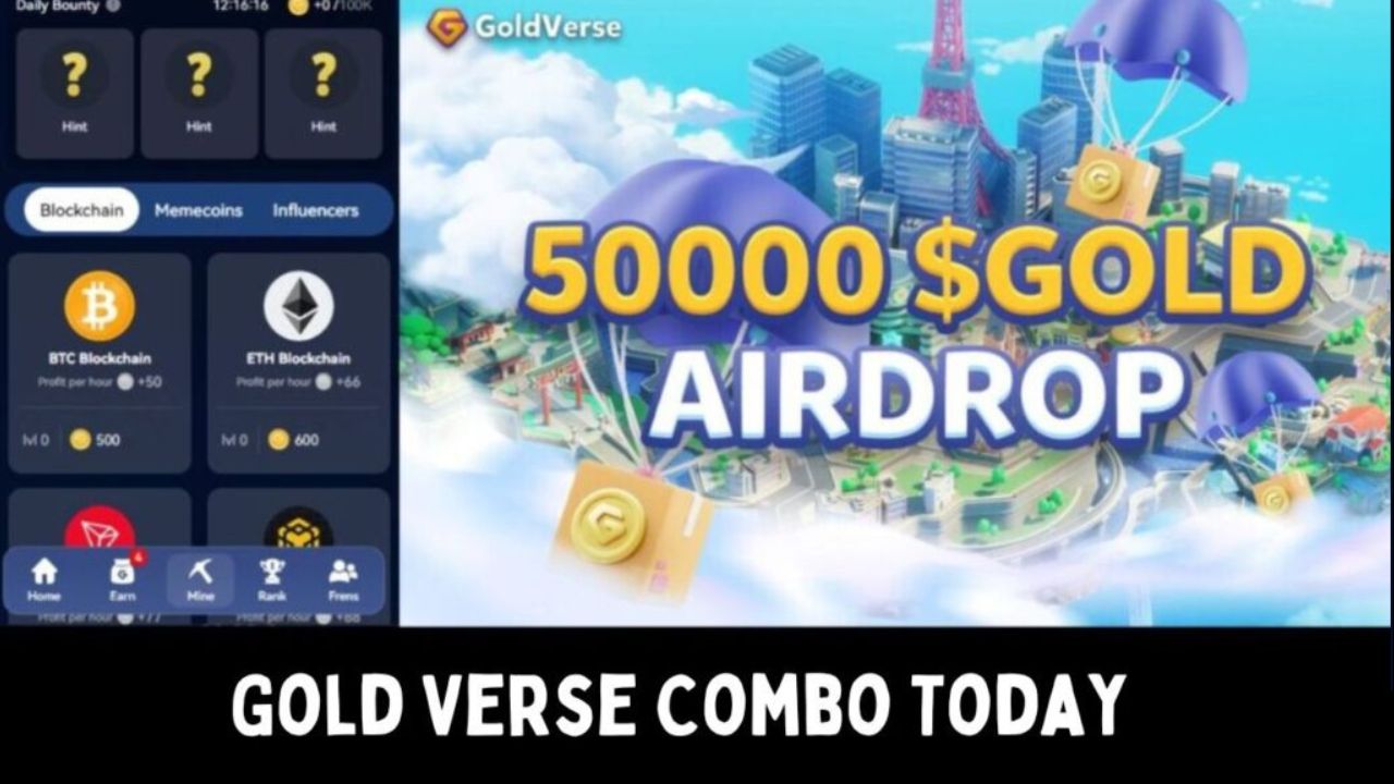 Goldverse 13 August Daily Combo