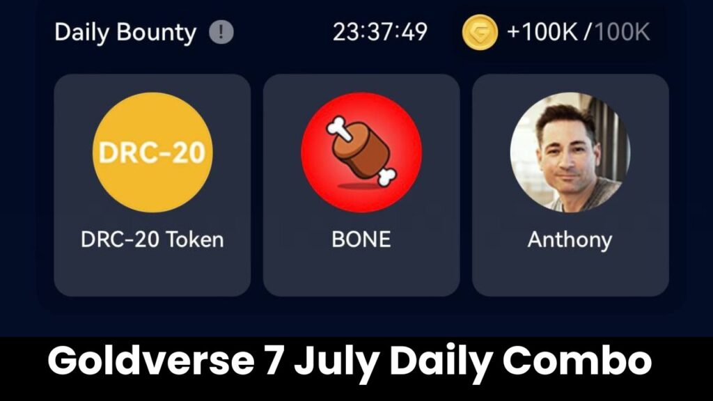 Goldverse 7 July Daily Combo