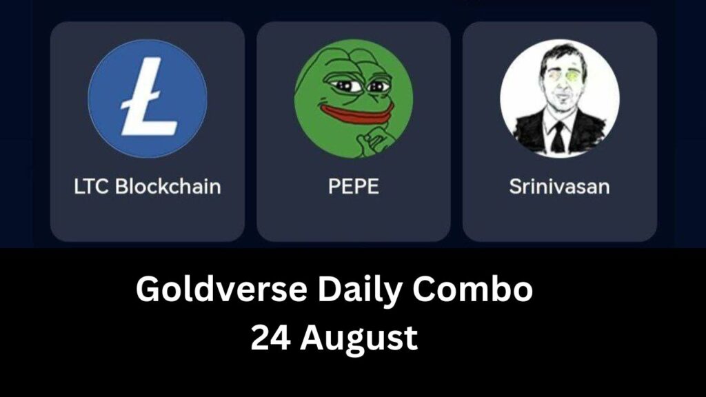 Goldverse Daily Combo 24 August