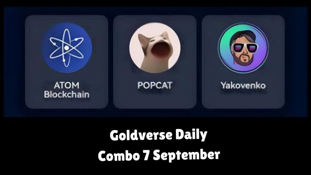 Goldverse Daily Combo 7 September