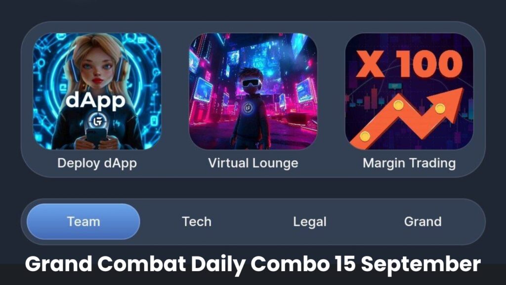 Grand Combat Daily Combo 15 September