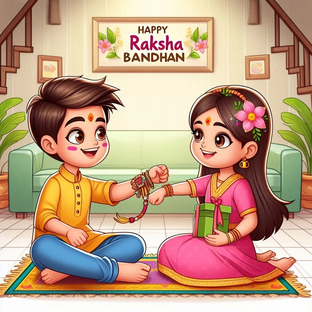 HAPPY RAKSHA BANDHAN ai image