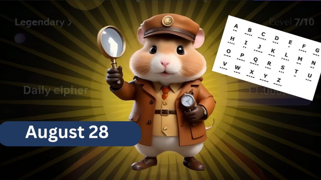 Hamster Cipher Morse Code August 28