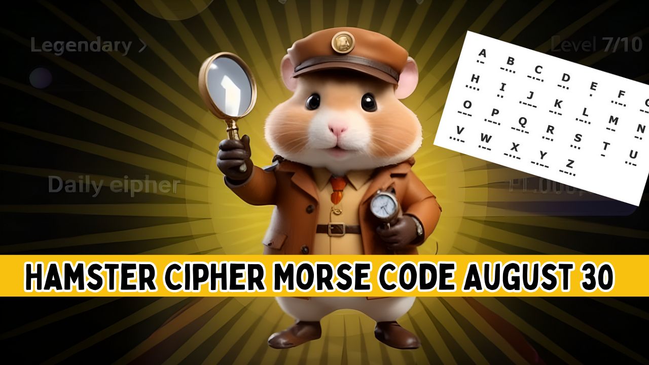 Hamster Cipher Morse Code August 30