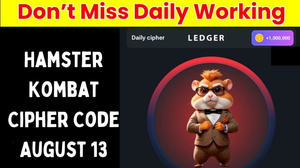 Hamster Kombat Cipher Code August 13