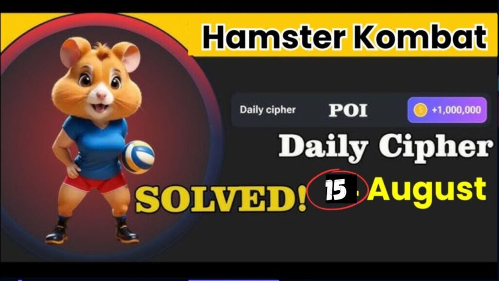 Hamster Kombat Cipher Code August 15